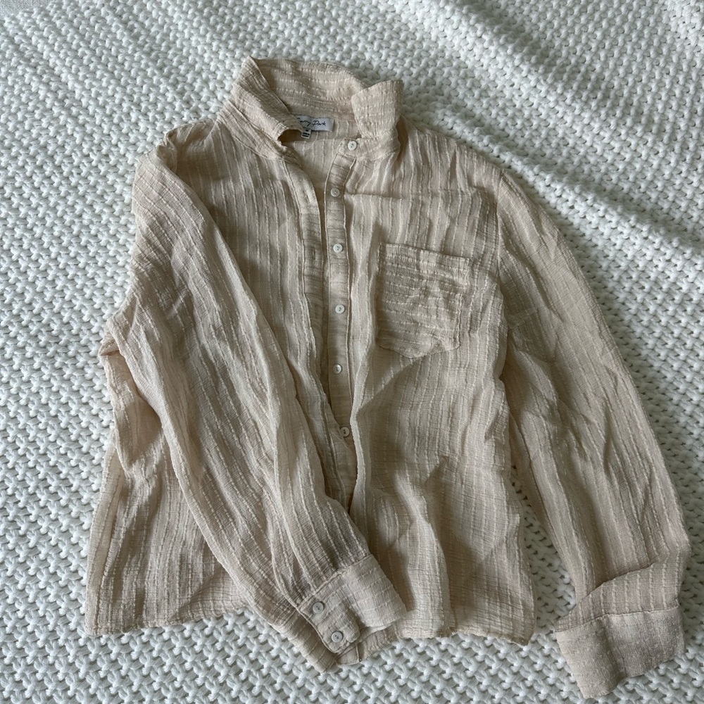 12th tribe button down blouse